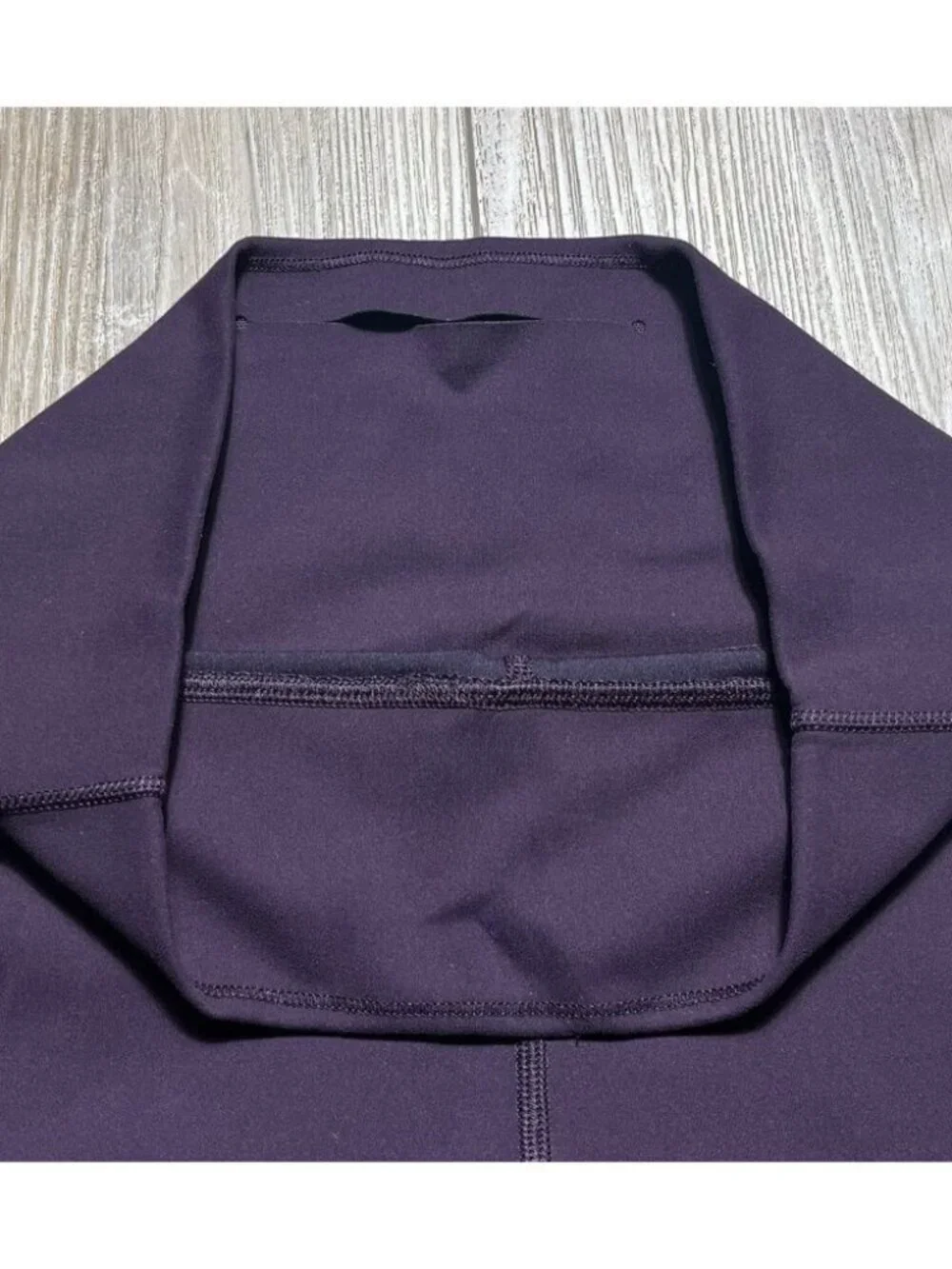 Lululemon In Movement Purple Everlux Cropped Leggings - Women Size 6 *Stained